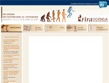 Tablet Screenshot of fira2009.balearsfaciencia.org